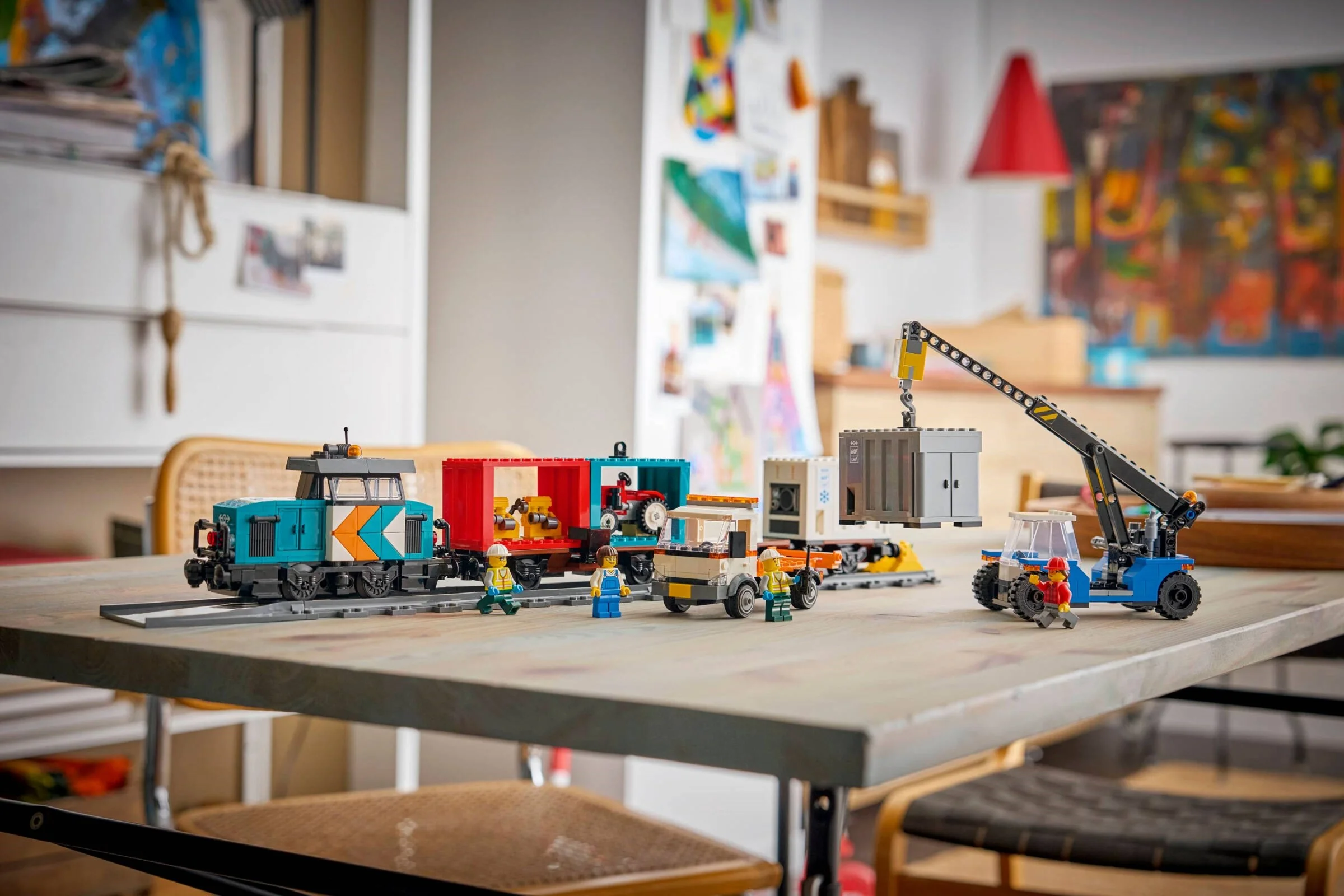 LEGO® 60509 Portowy pociąg towarowy, dźwig i ciężarówka - zdjęcie 7