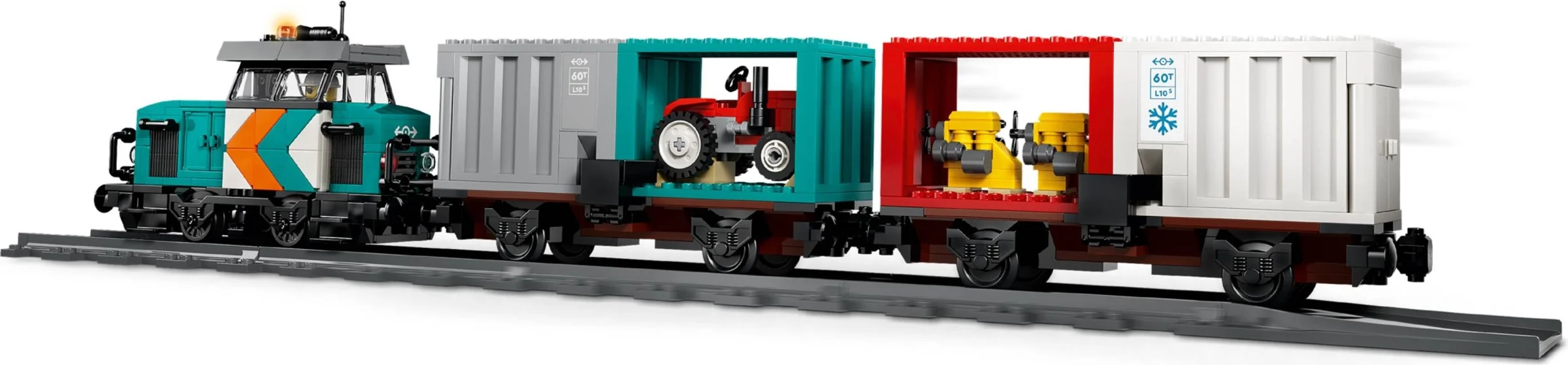 LEGO® 60509 Portowy pociąg towarowy, dźwig i ciężarówka - zdjęcie 9
