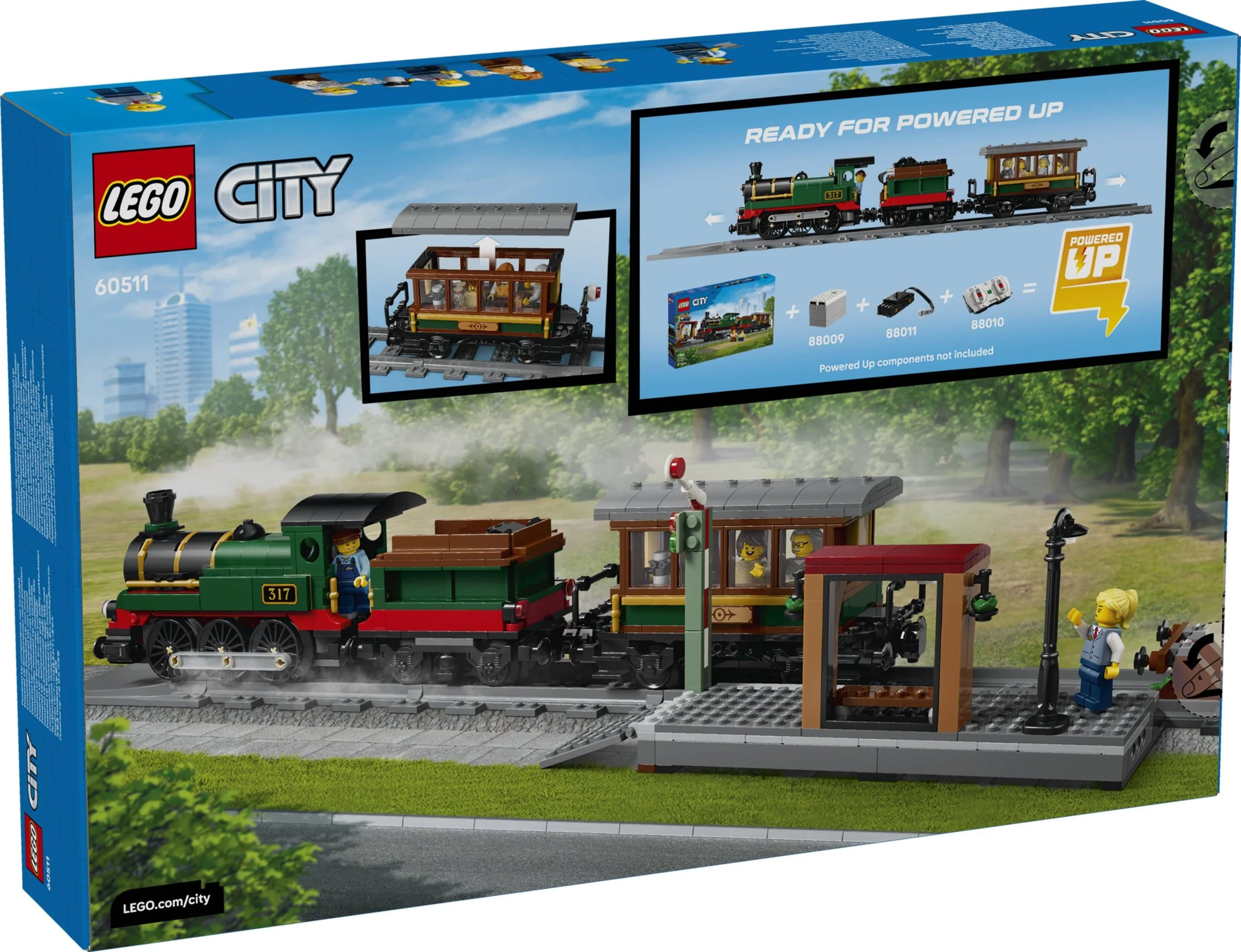 LEGO® 60511 Retro pociąg z lokomotywą parową - zdjęcie 2