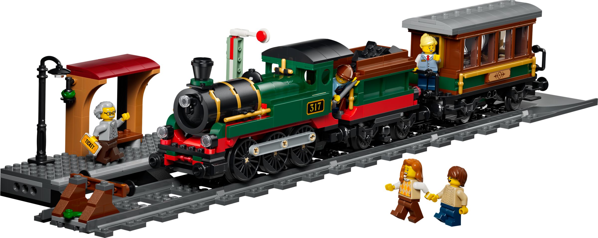 LEGO® 60511 Retro pociąg z lokomotywą parową - zdjęcie 1