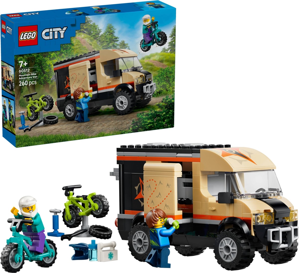 LEGO® 60512 Furgonetka z rowerami górskimi - zdjęcie 4
