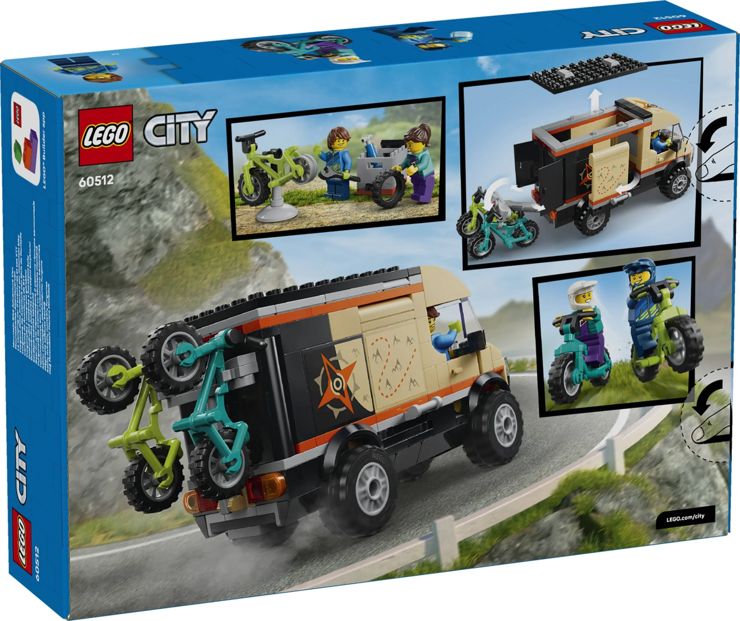 LEGO® 60512 Furgonetka z rowerami górskimi - zdjęcie 1