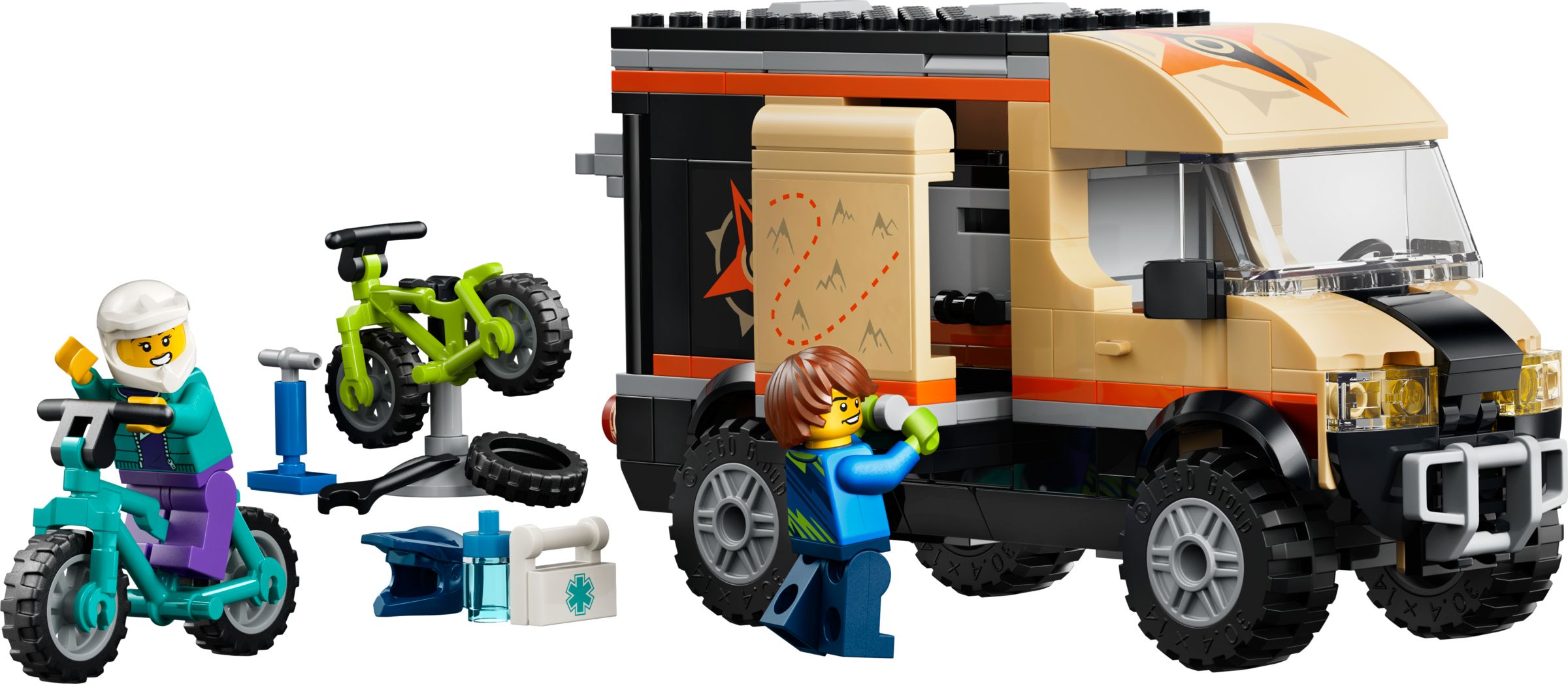 LEGO® 60512 Furgonetka z rowerami górskimi - zdjęcie 1