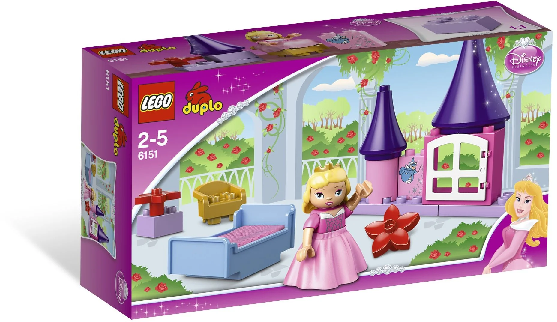 LEGO® 6151 Disney Pokój Śpiącej Królewny Nowy Zestaw Unikat - zdjęcie 2