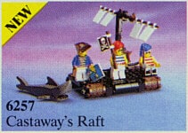 LEGO® 6257 Lego Pirates Castaway’s Raft Nowy Misb - zdjęcie 1