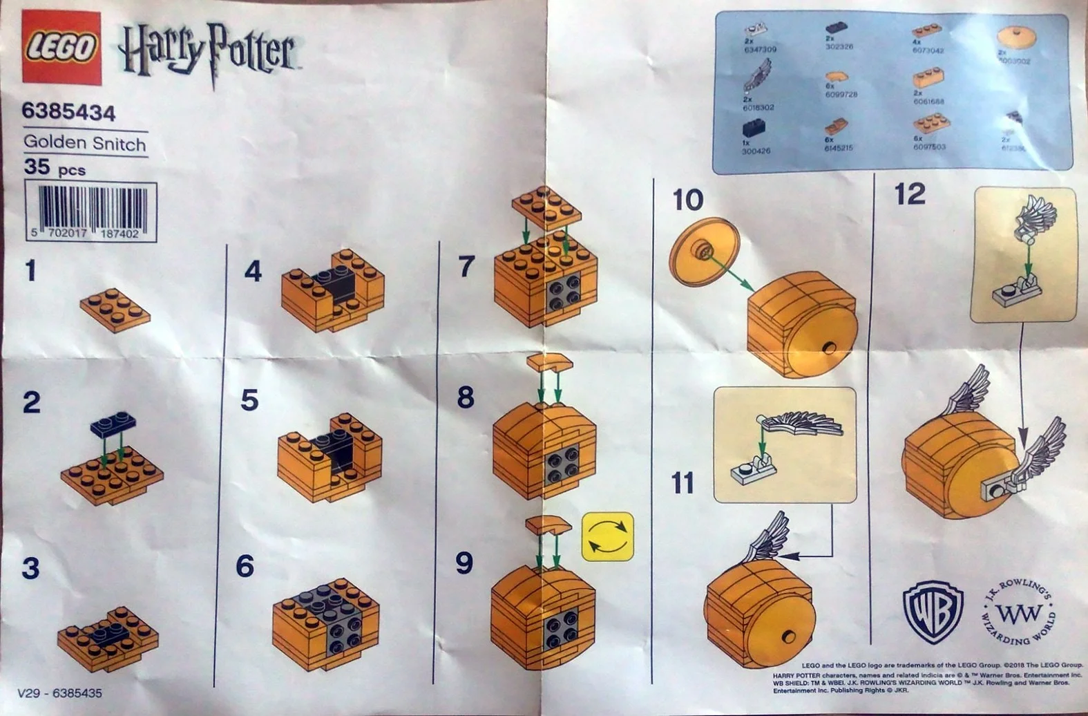 LEGO® 6385434 Golden Snitch - zdjęcie 3