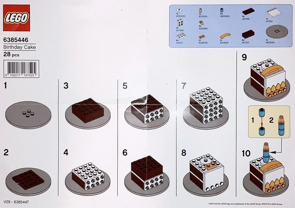 LEGO® 6385446 Birthday Cake - zdjęcie 2