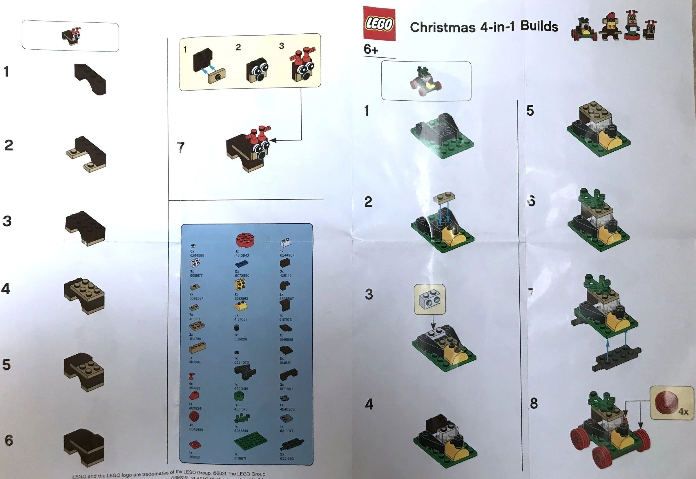 LEGO® 6392262 Christmas 4-in-1 build - zdjęcie 1