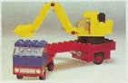 Low-Loader with Excavator