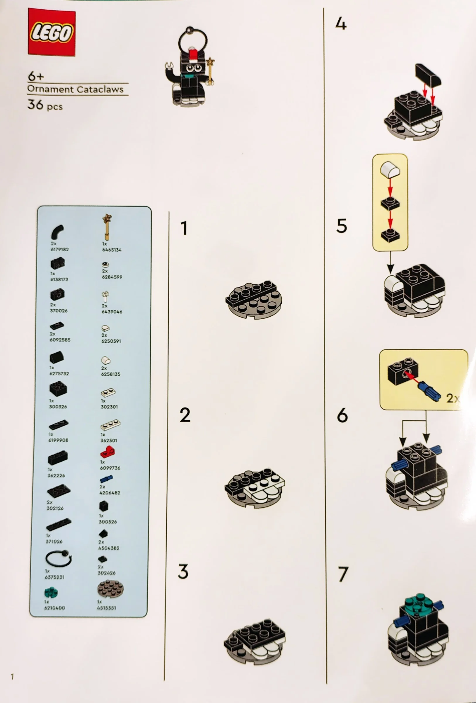 LEGO® 6583586 Ornament Cataclaws - zdjęcie 1