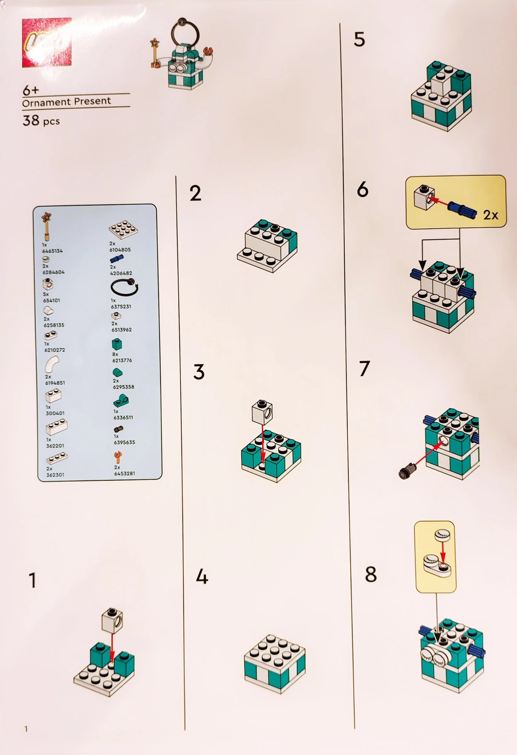 LEGO® 6583587 Ornament Present - zdjęcie 1