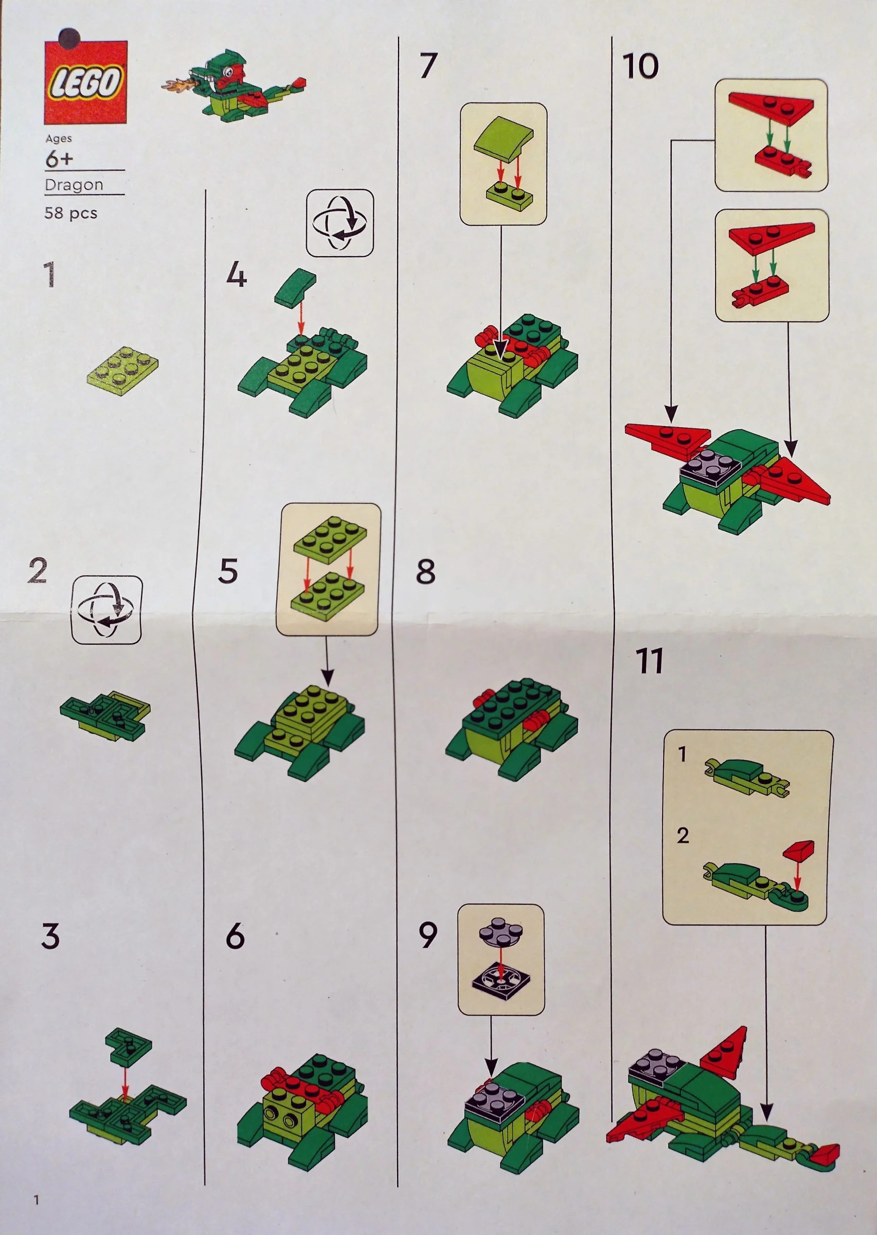 LEGO® 6598863 Dragon - zdjęcie 2