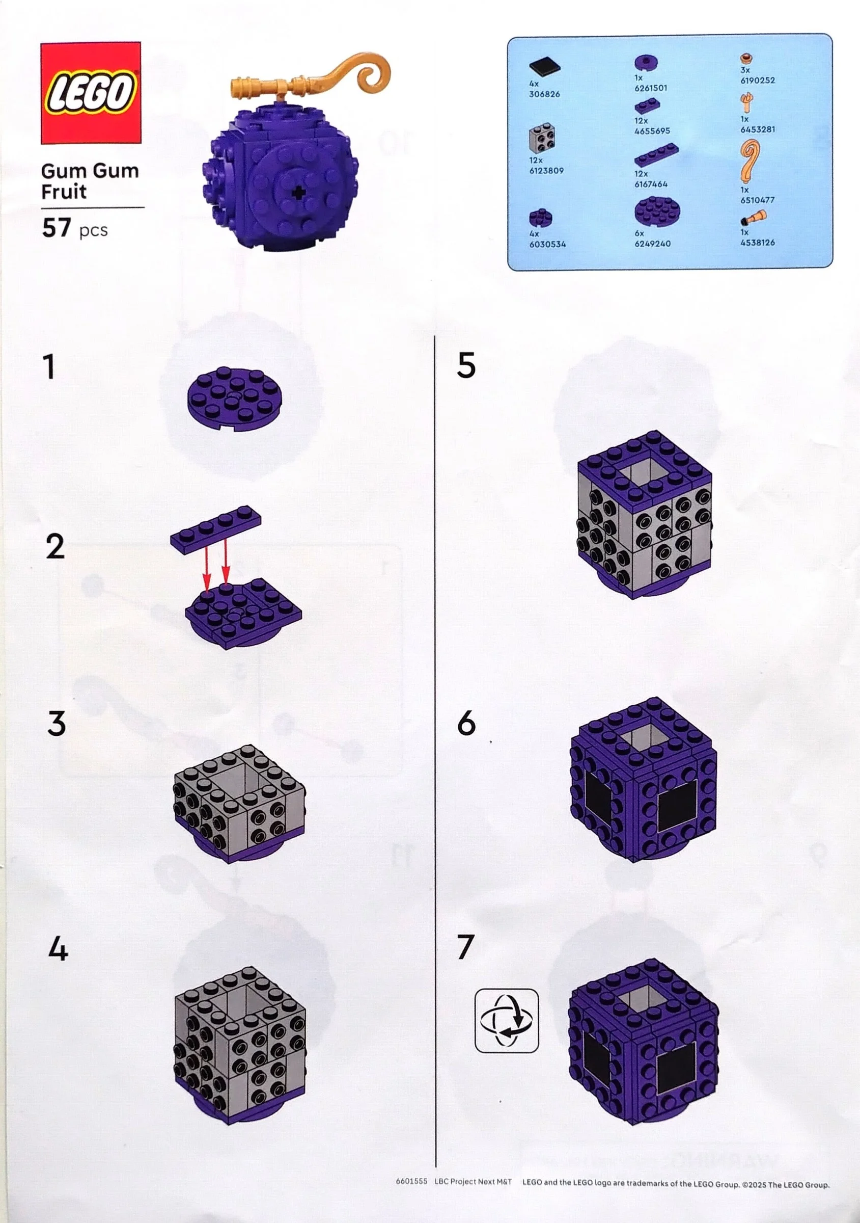 LEGO® 6601555 Gum Gum Fruit - zdjęcie 1