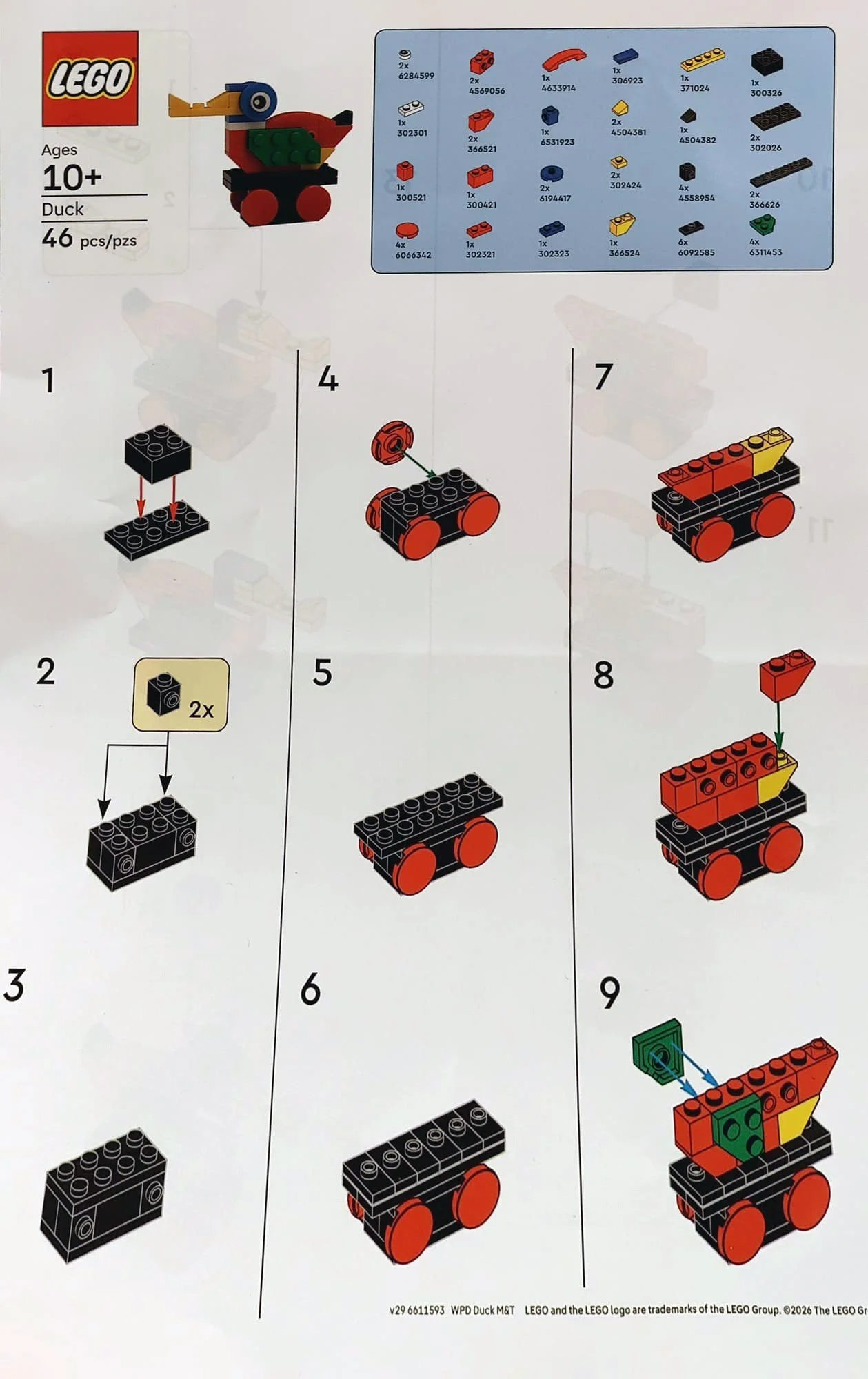 LEGO® 6611593 Duck - zdjęcie 2