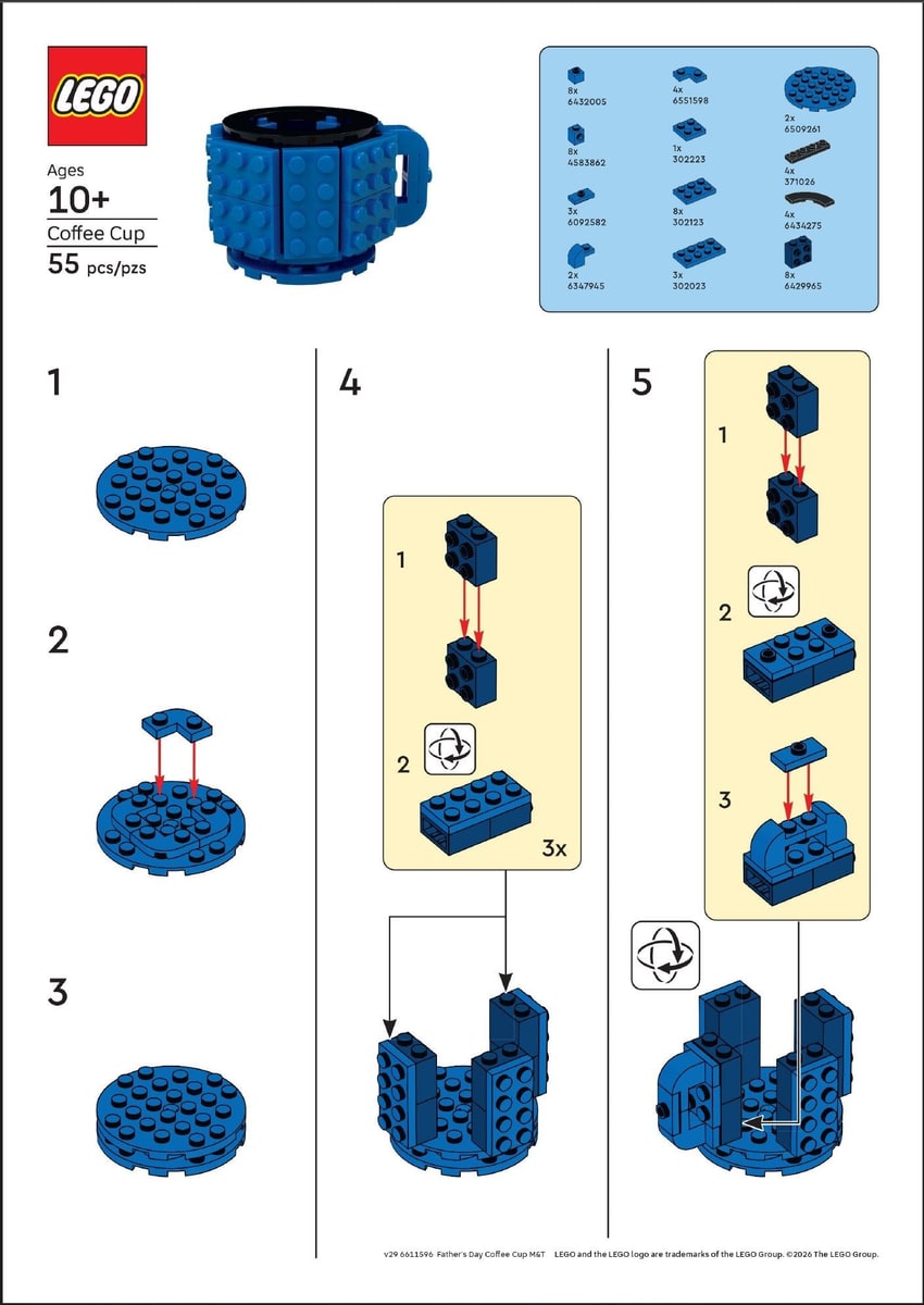 LEGO® 6611596 Coffee Cup - zdjęcie 3