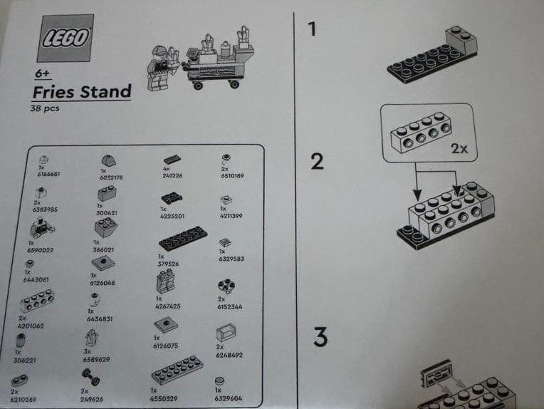 LEGO® 6614210 Fries Stand - zdjęcie 5