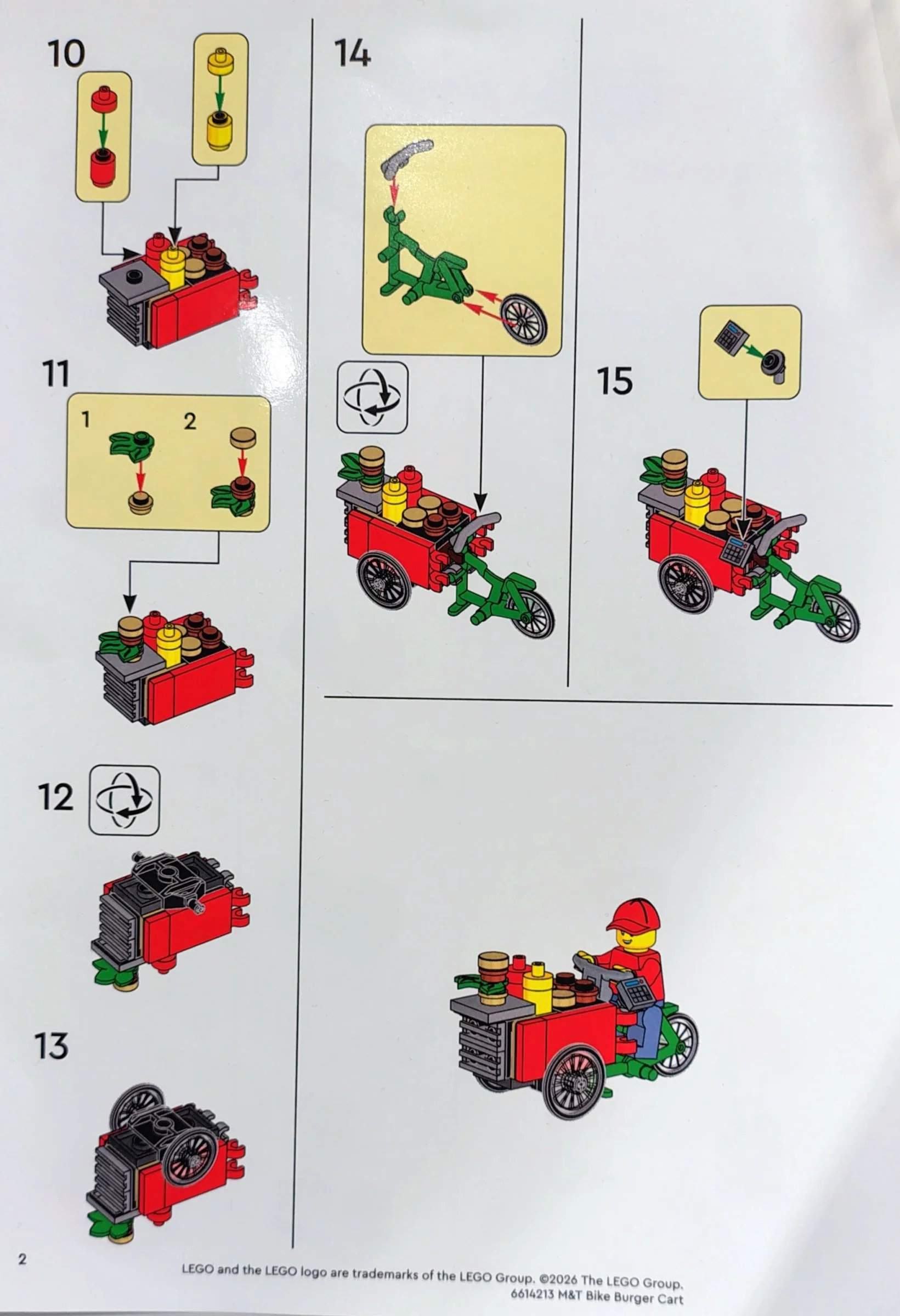 LEGO® 6614213 Bike Burger Cart - zdjęcie 3