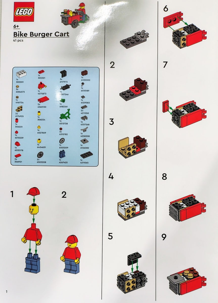 LEGO® 6614213 Bike Burger Cart - zdjęcie 3