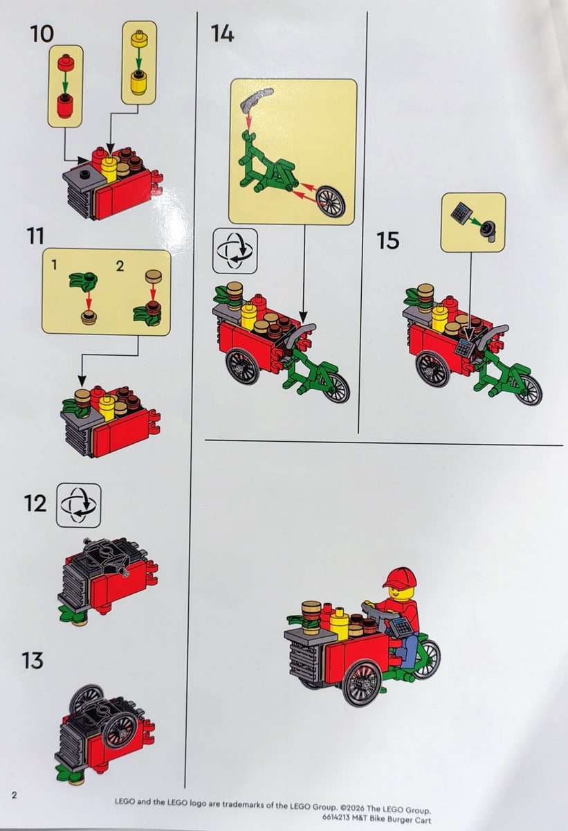 LEGO® 6614213 Bike Burger Cart - zdjęcie 5