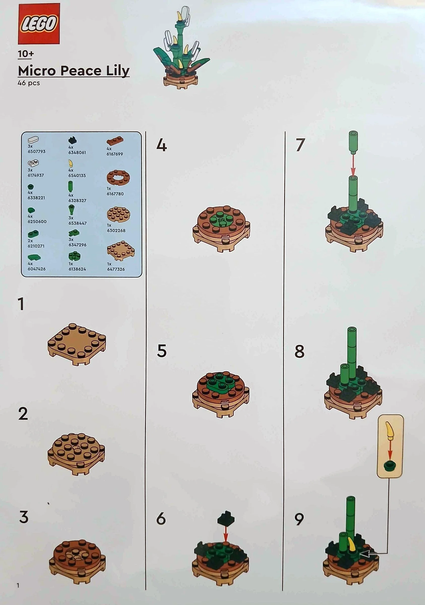 LEGO® 6614217 Micro Peace Lily - zdjęcie 2