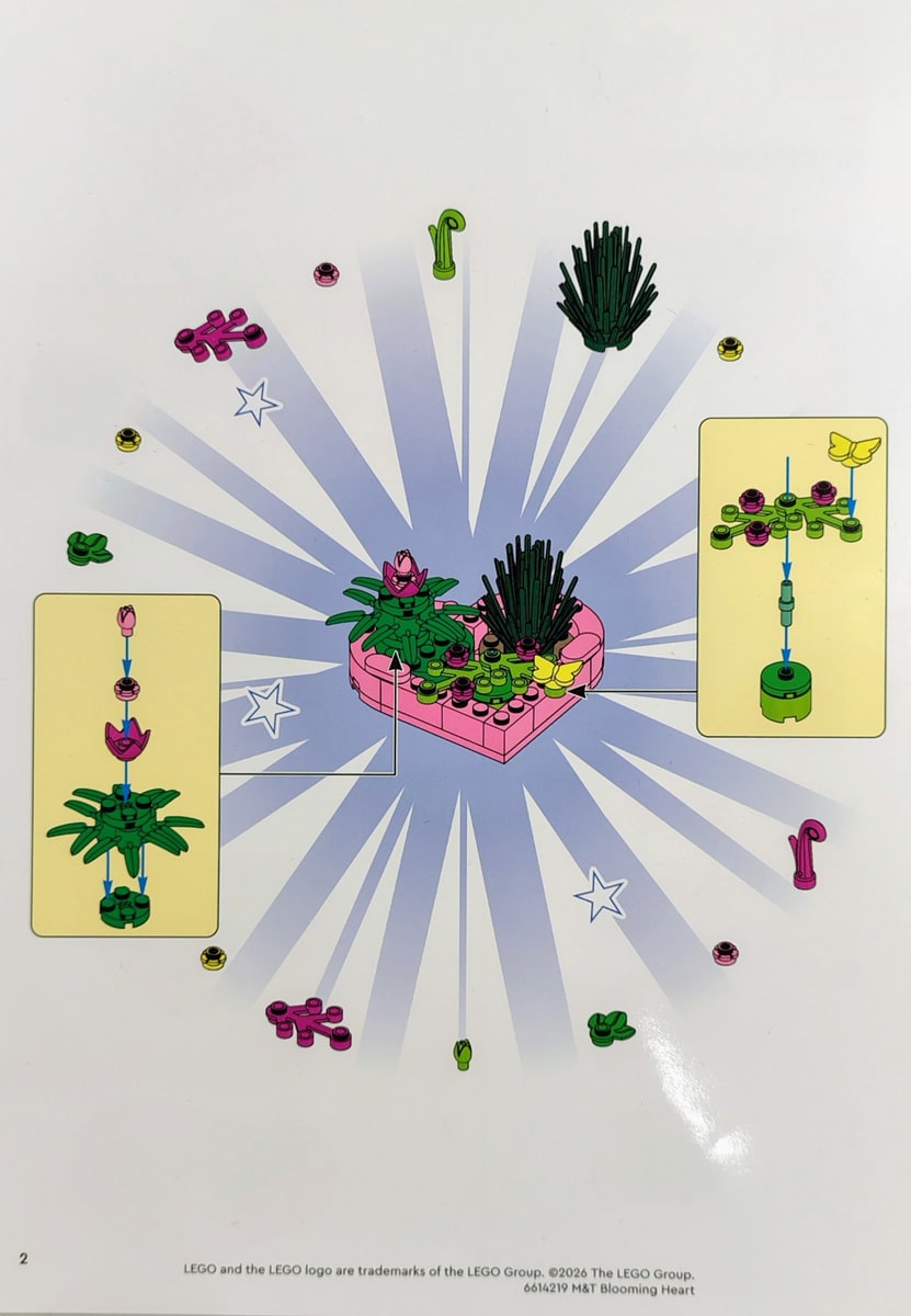 LEGO® 6614219 Blooming Heart - zdjęcie 3