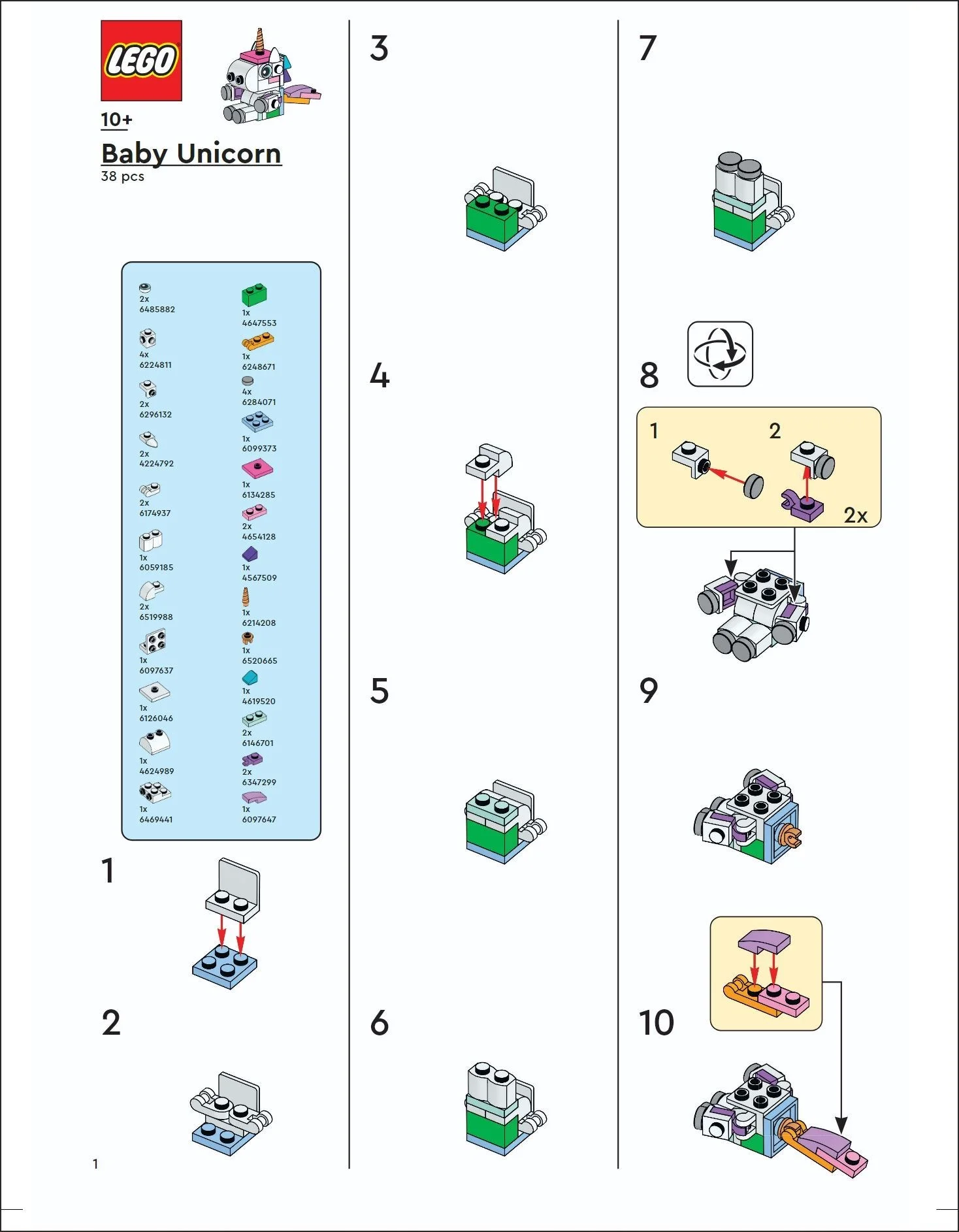 LEGO® 6614222 Baby Unicorn - zdjęcie 2