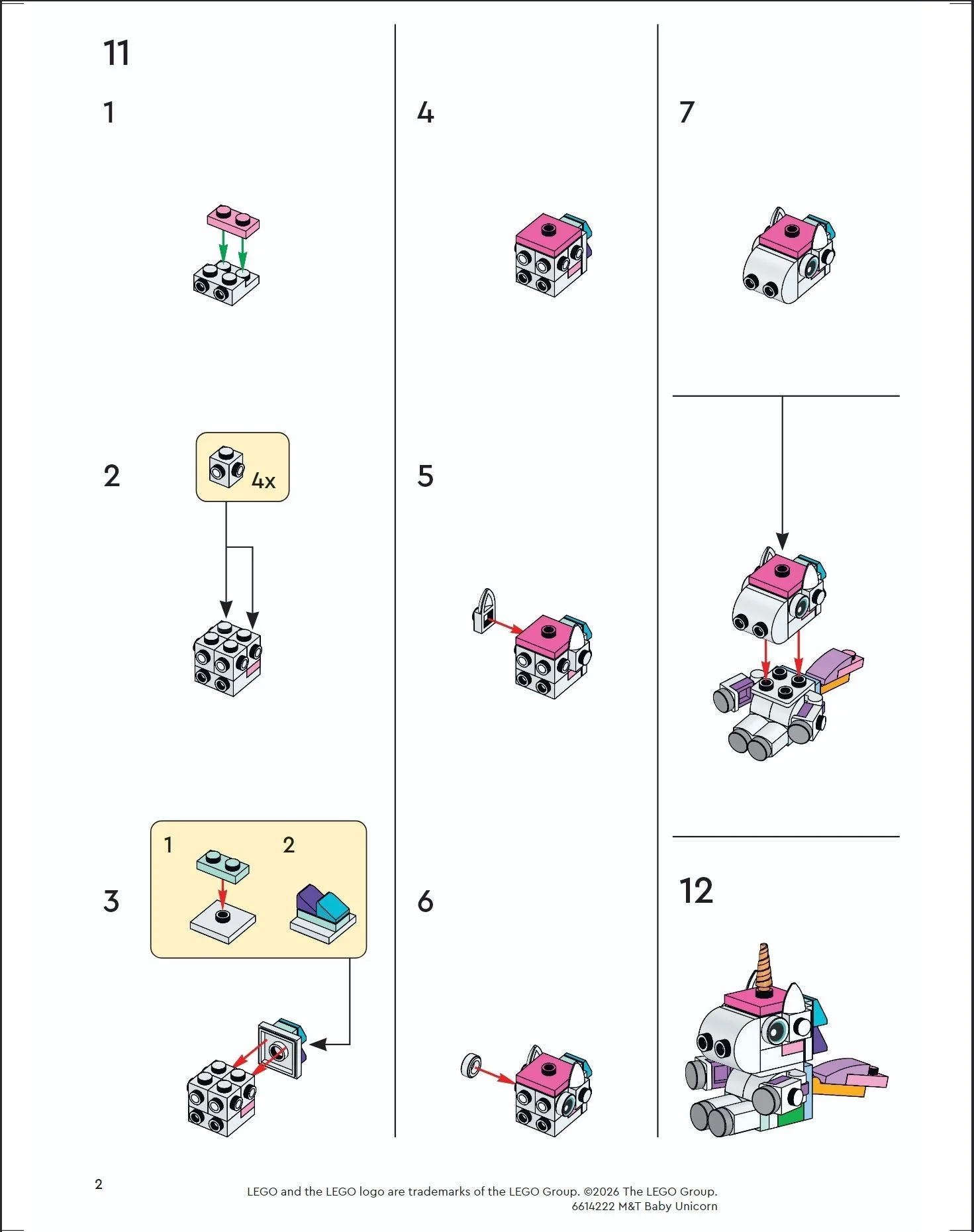 LEGO® 6614222 Baby Unicorn - zdjęcie 3