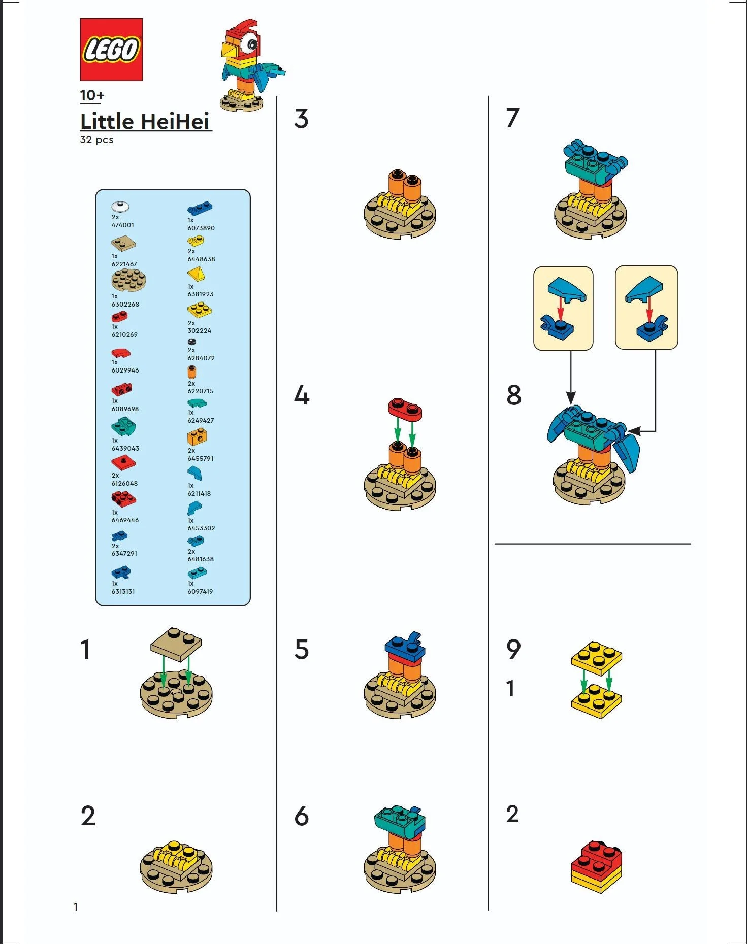 LEGO® 6614223 Little HeiHei - zdjęcie 2