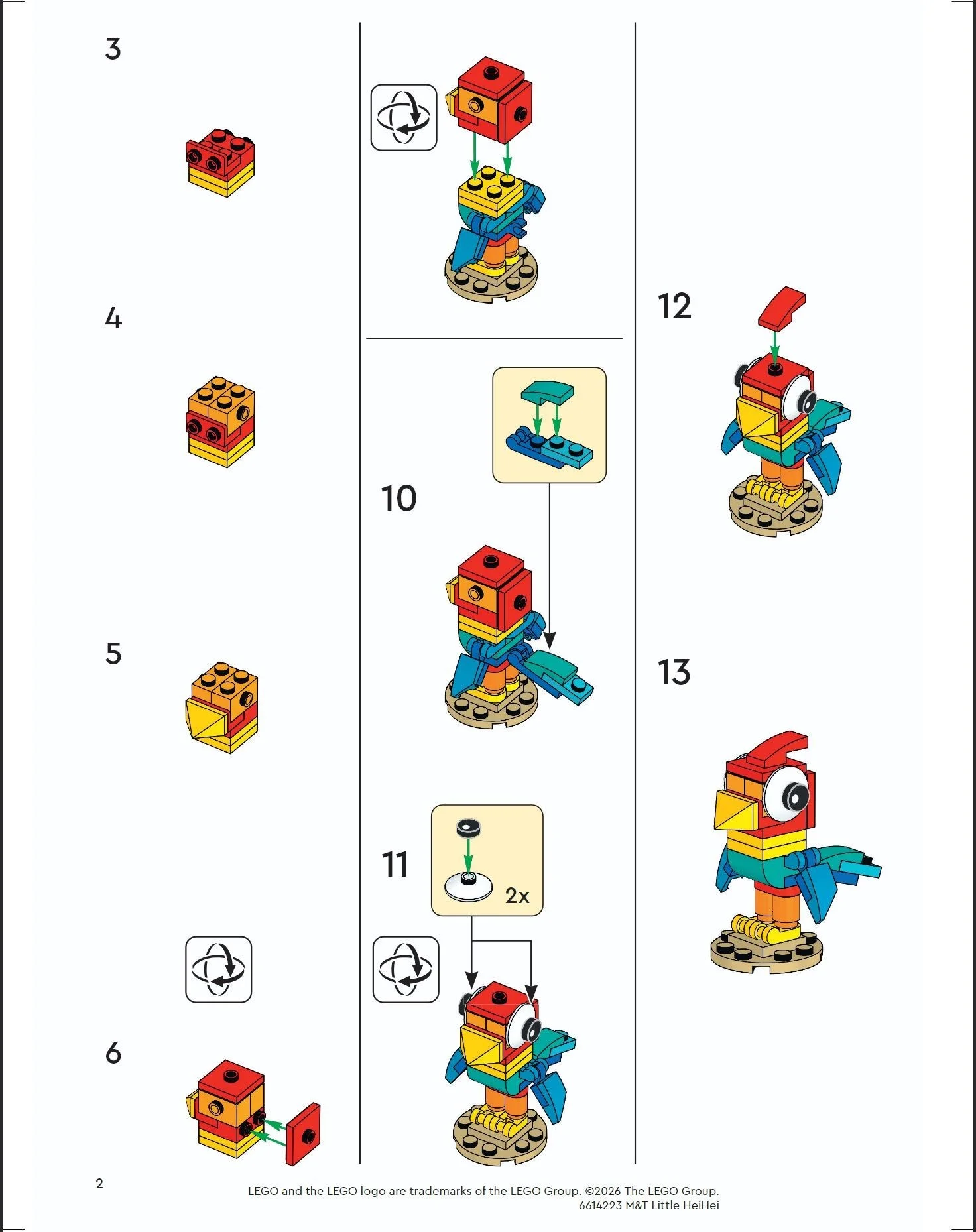 LEGO® 6614223 Little HeiHei - zdjęcie 3
