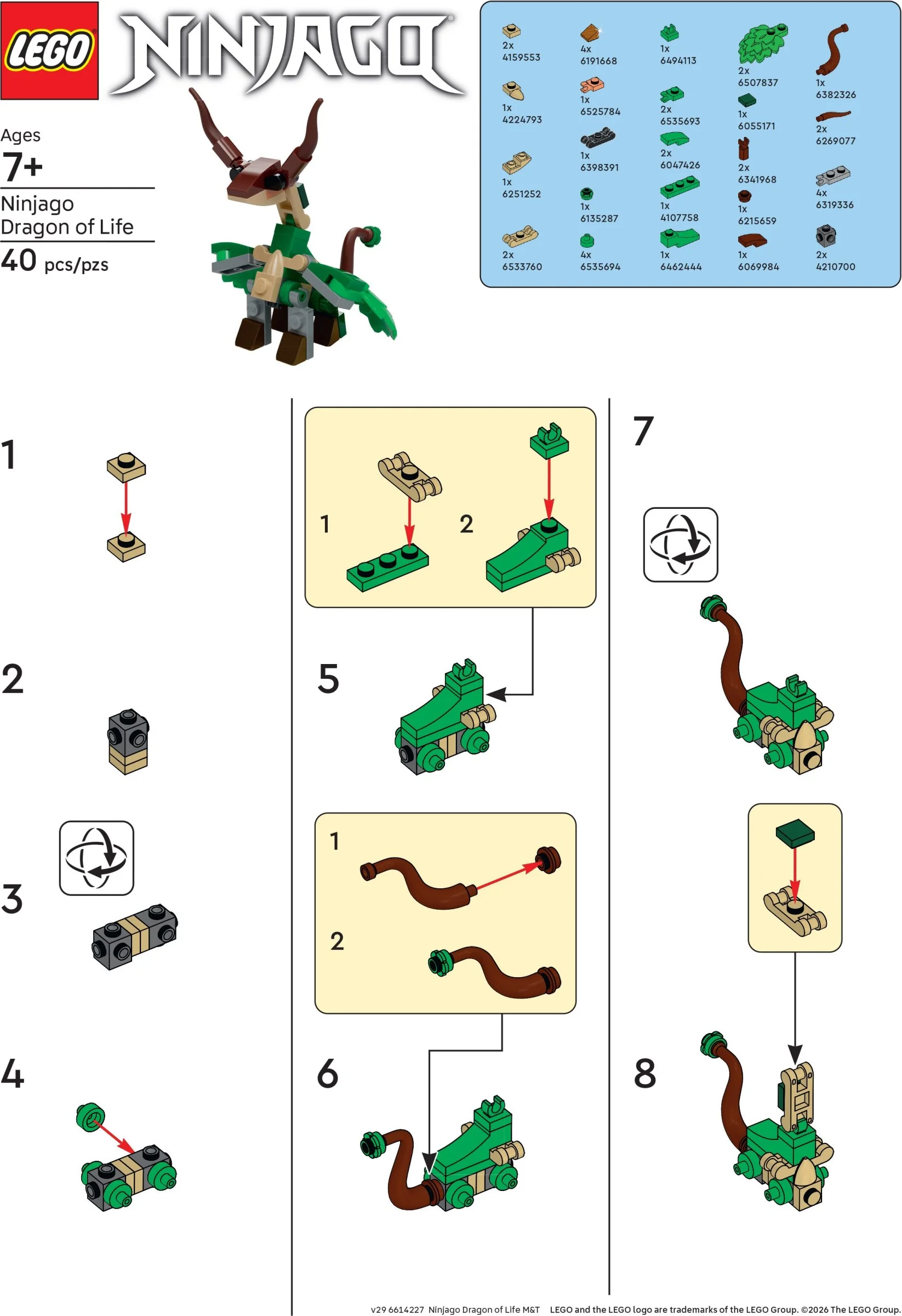 LEGO® 6614227 Dragon of Life - zdjęcie 2