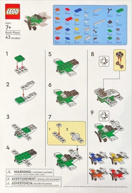 LEGO® 6626057 Bush Plane - zdjęcie 3