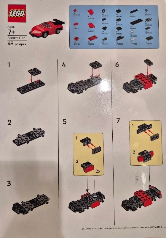 LEGO® 6626060 Sports Car - zdjęcie 2