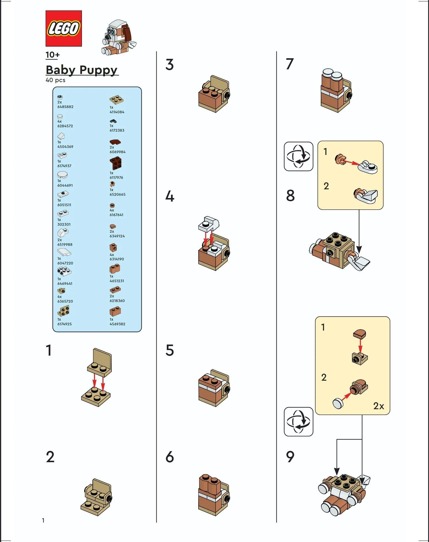 LEGO® 6631373 Baby Puppy - zdjęcie 2