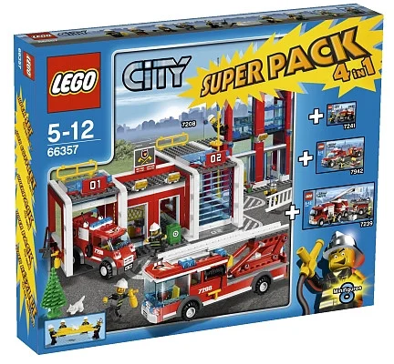 LEGO® 66357 City Super Pack 4 in 1 - zdjęcie 1