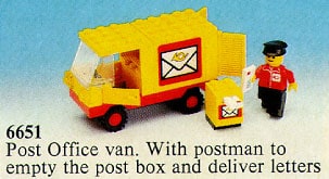 LEGO® 6651 Post Office Van - zdjęcie 1