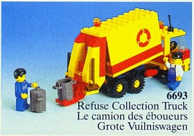 Town Refuse Collection Truck