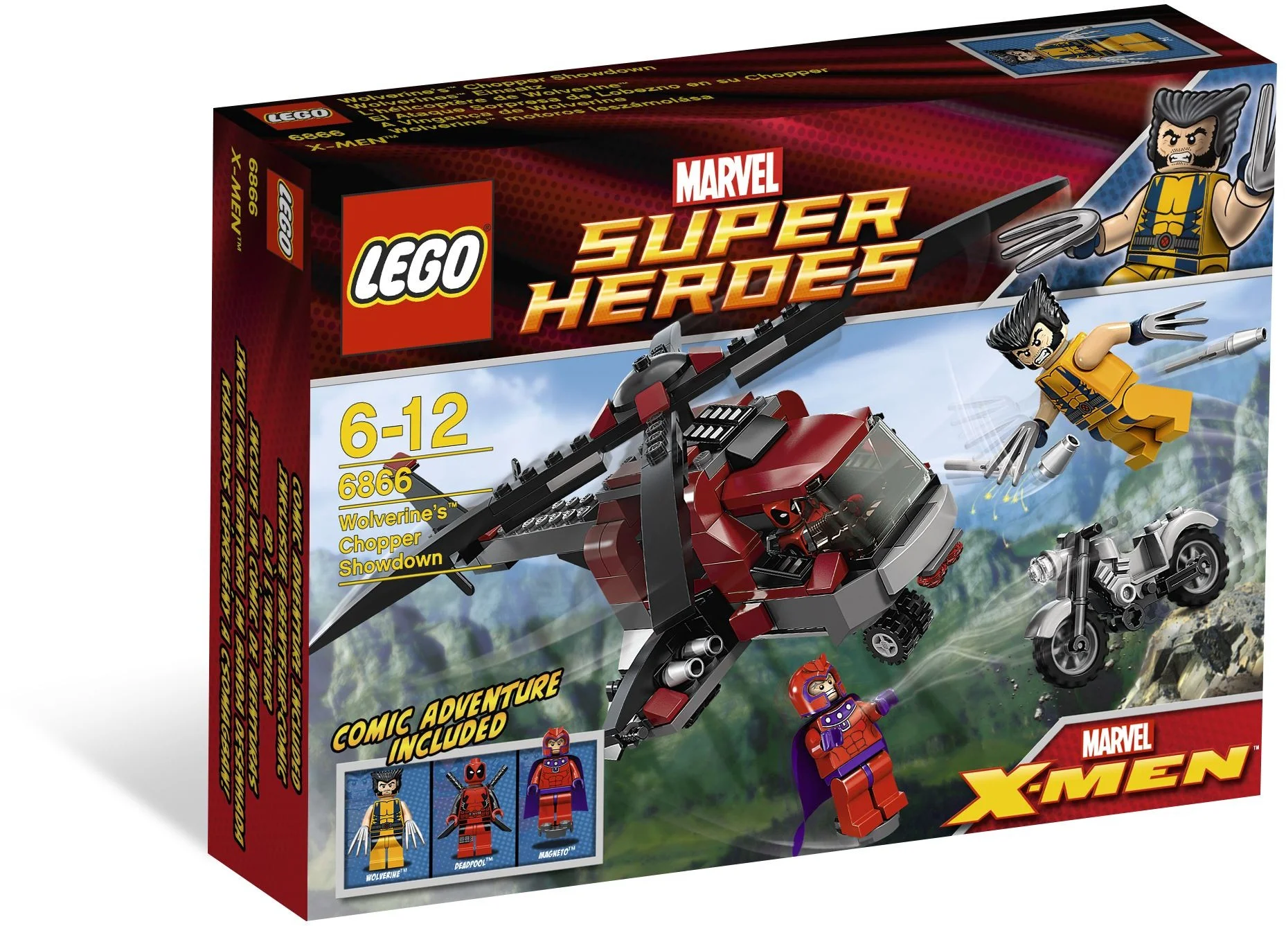 LEGO® 6866 Lego Marvel Heroes Wolverine's Chopper Showdown - zdjęcie 2
