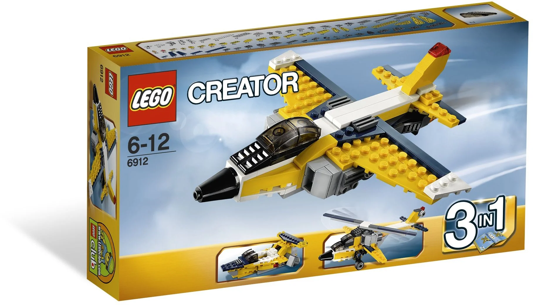 LEGO® 6912 Lego Creator 3w1 ścigacz, odrzutowiec, helikopter, motorówka - zdjęcie 1