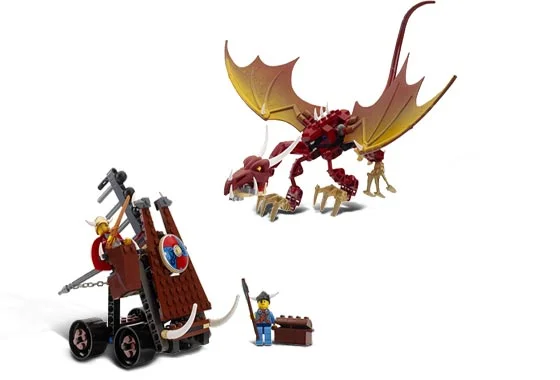 LEGO® 7017 Viking Catapult versus the Nidhogg Dragon - zdjęcie 3