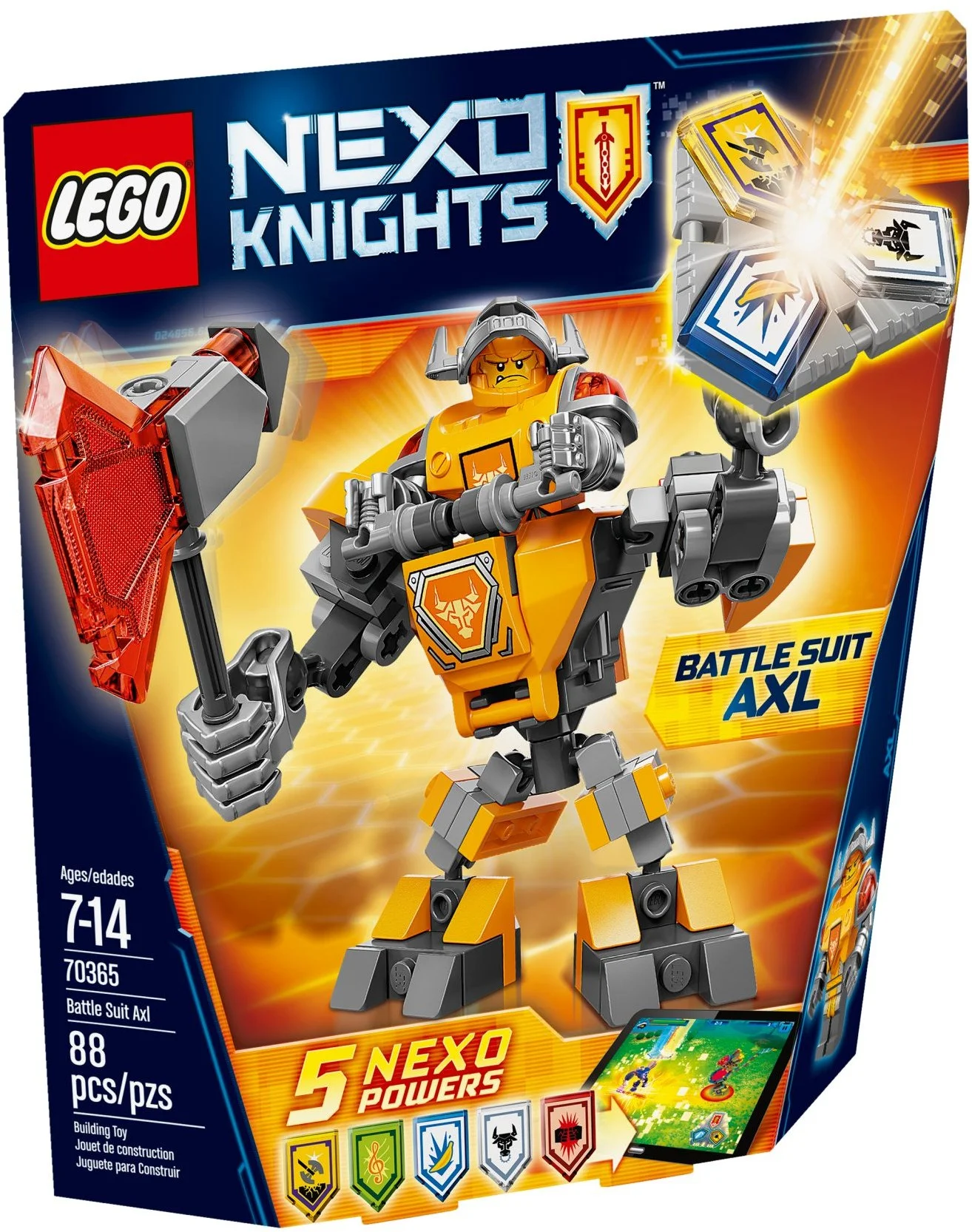 LEGO® 70365 Zbroja Axla Unikat - zdjęcie 1