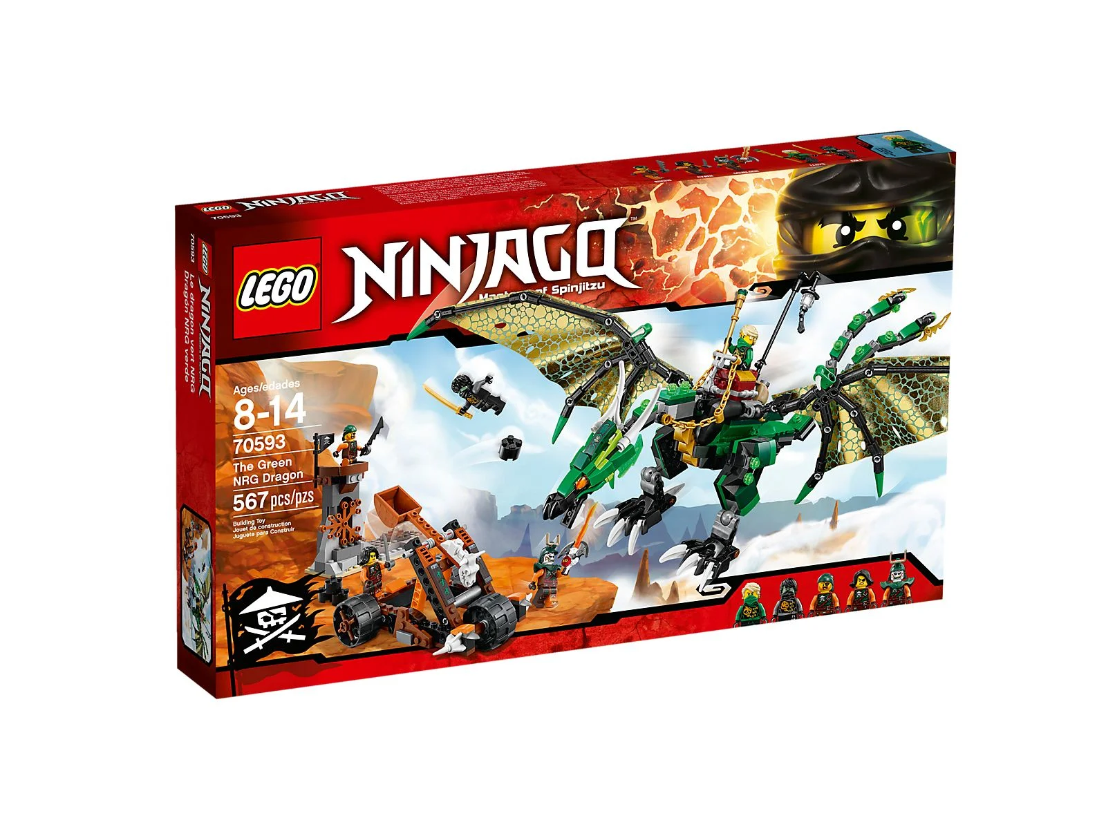 LEGO® 70593 Zielony smok NRG - zdjęcie 6