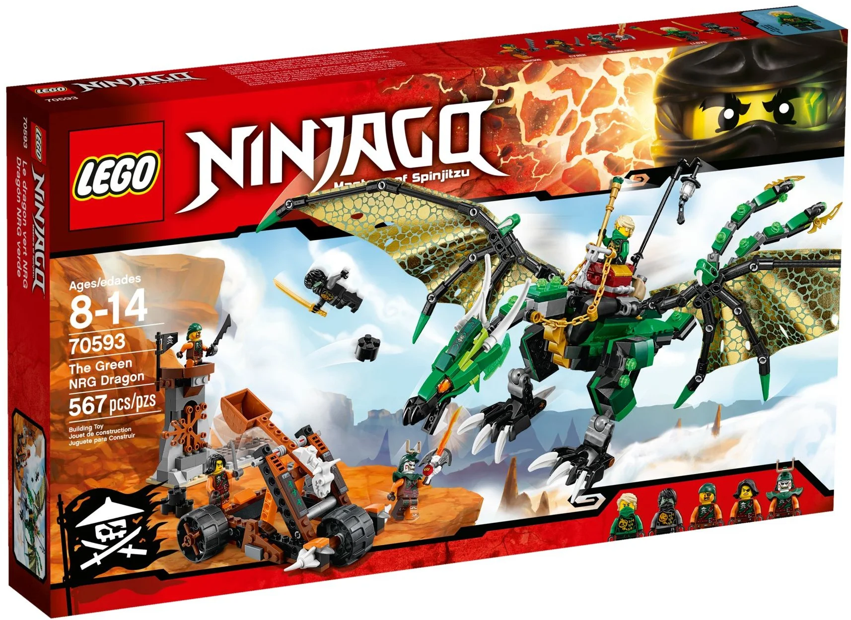 LEGO® 70593 Zielony smok NRG - zdjęcie 11