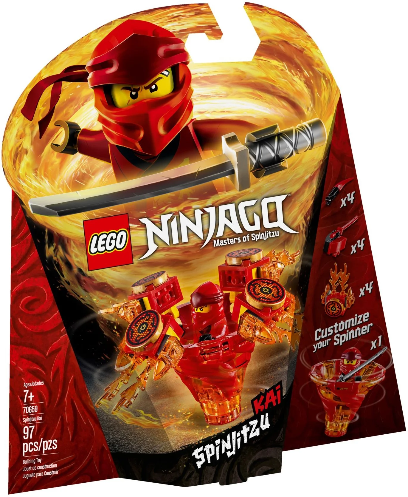 LEGO® 70659 Opis Lego Ninjago Spinjitzu Kai - zdjęcie 1