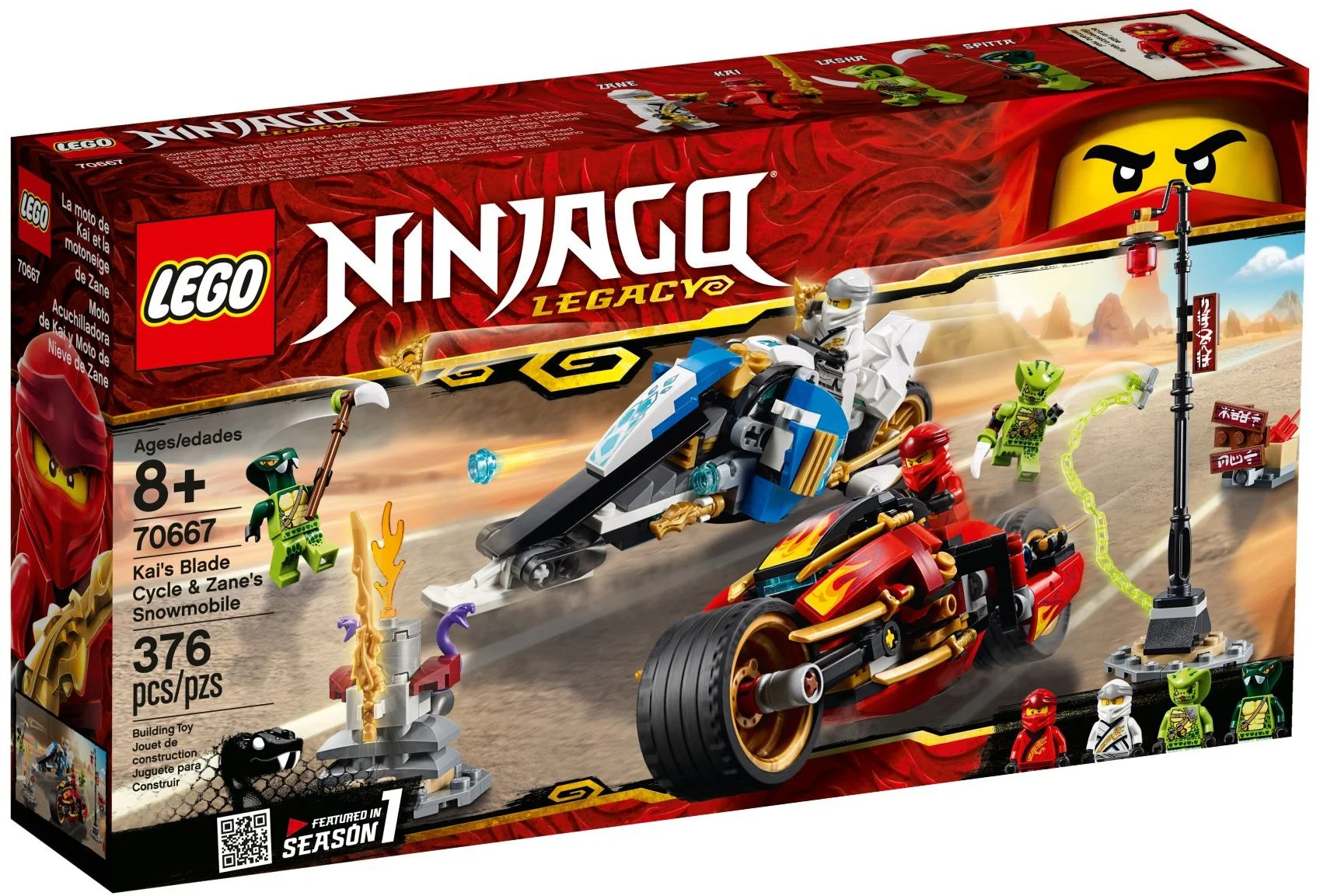 LEGO® 70667 Motocykl Kaia i skuter Zane'a - zdjęcie 2