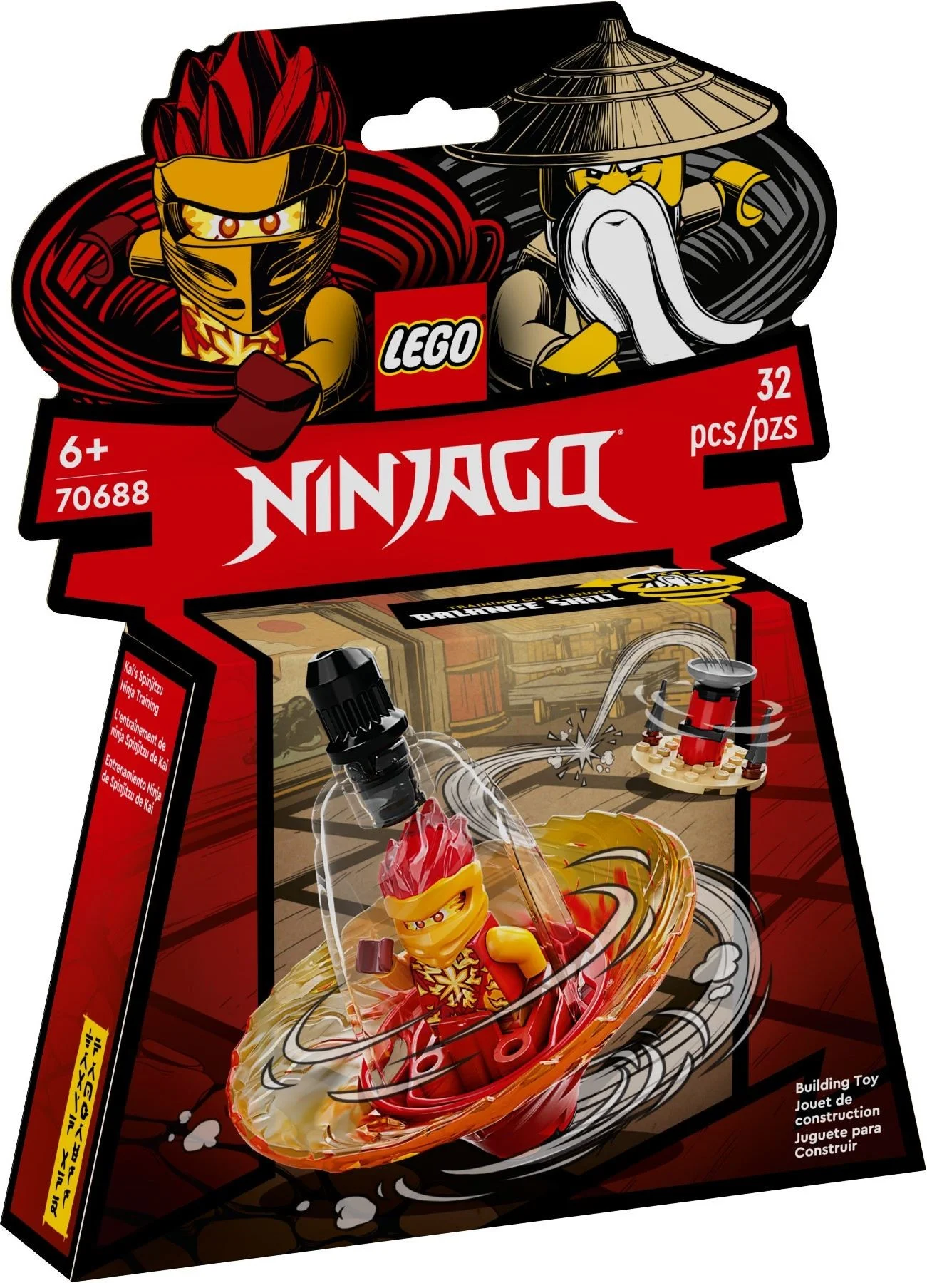 LEGO® 70688 Lego Ninjago Szkolenie wojownika Spinjitzu Kaia spinner bączek - zdjęcie 2