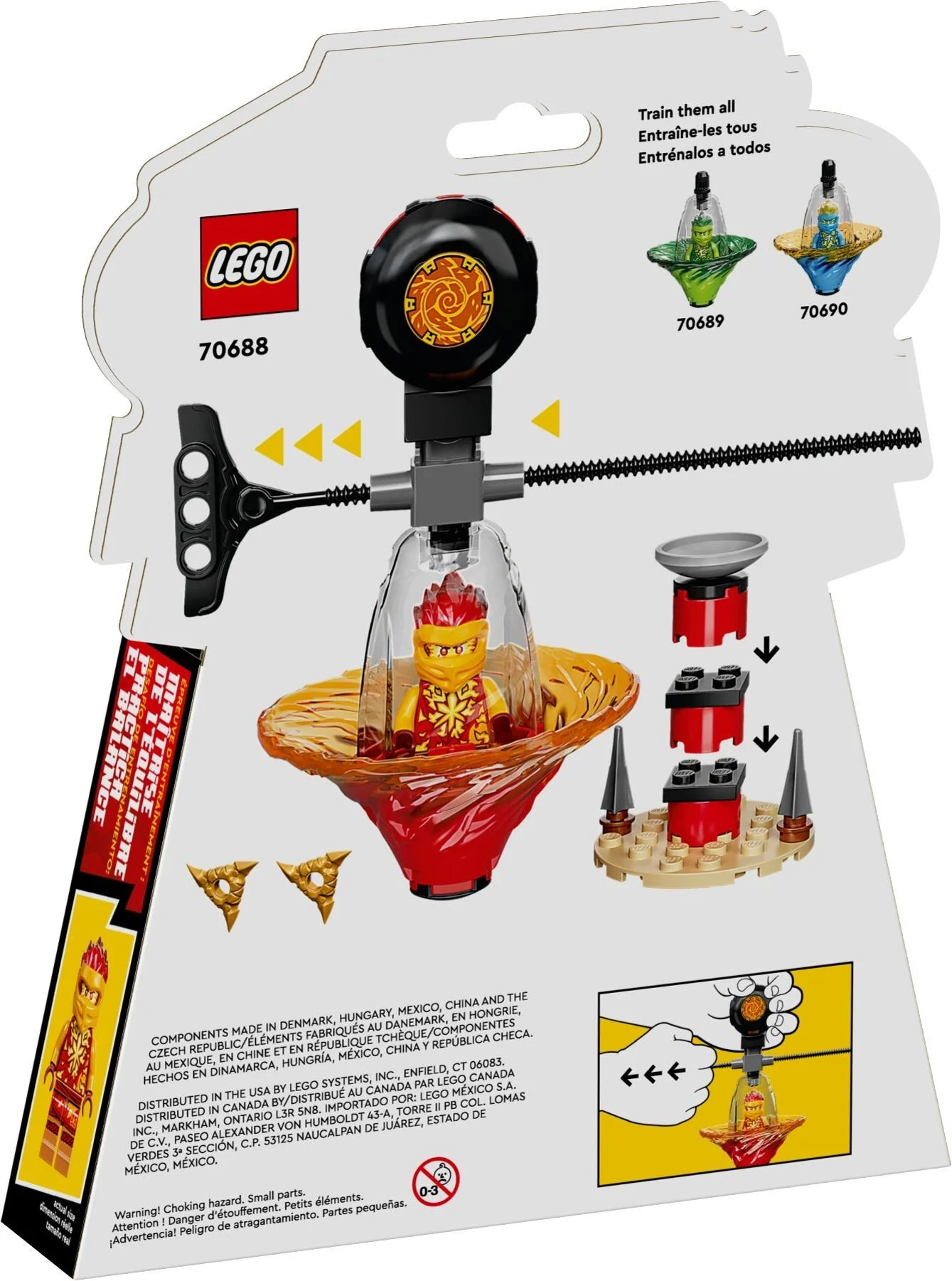 LEGO® 70688 Lego Ninjago Szkolenie wojownika Spinjitzu Kaia spinner bączek - zdjęcie 6