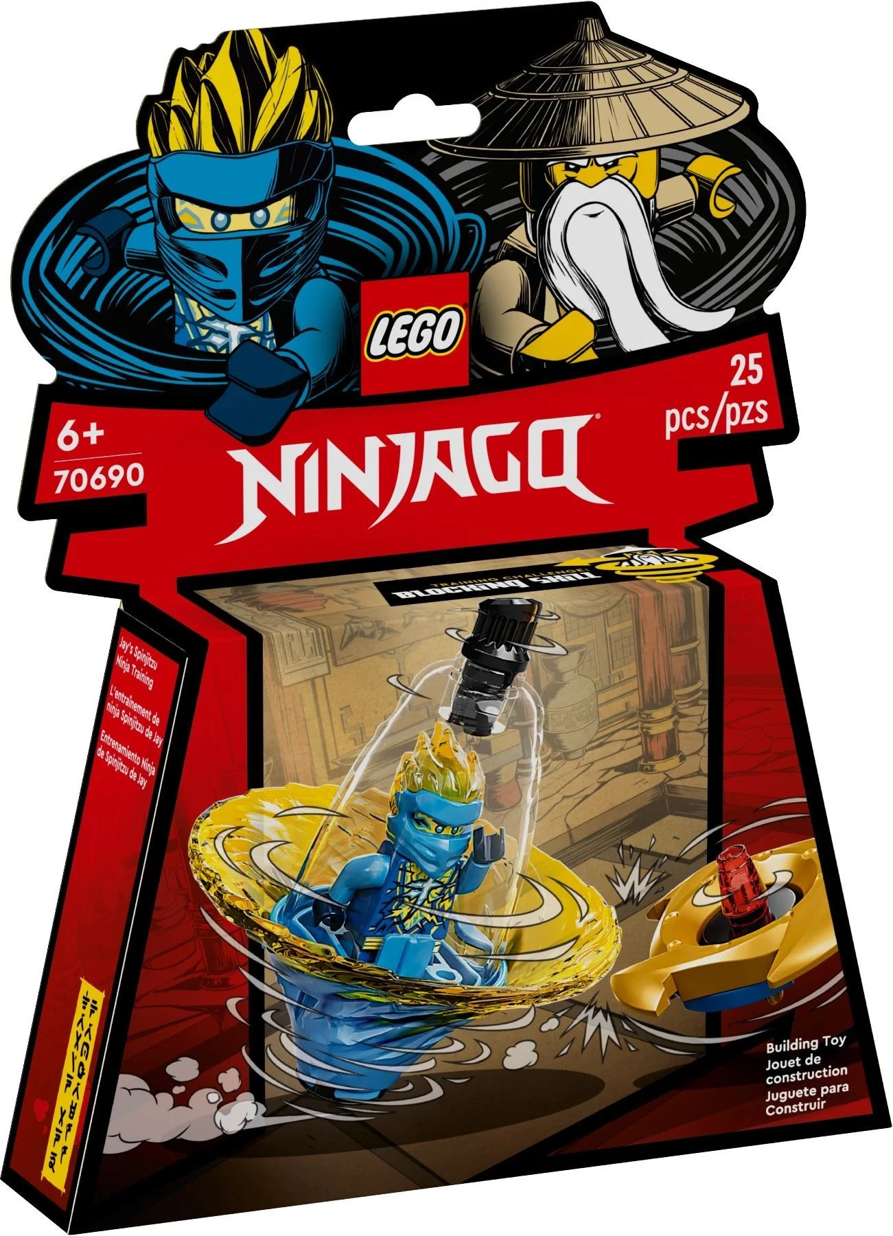 LEGO Ninjago Szkolenie wojownika Spinjitzu J