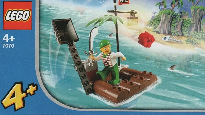 LEGO® 7070 Lego Pirates: Tratwa z katapultą