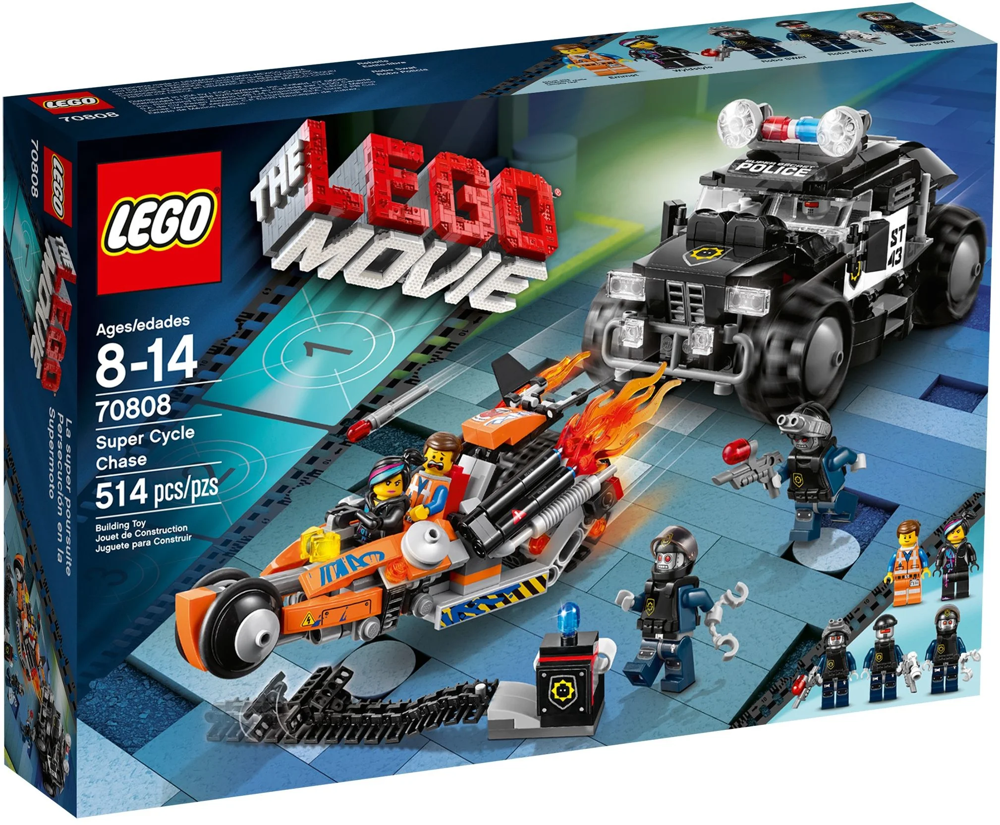 Klocki The LEGO® MOVIE™: 70808 Wyścig superpojazdów