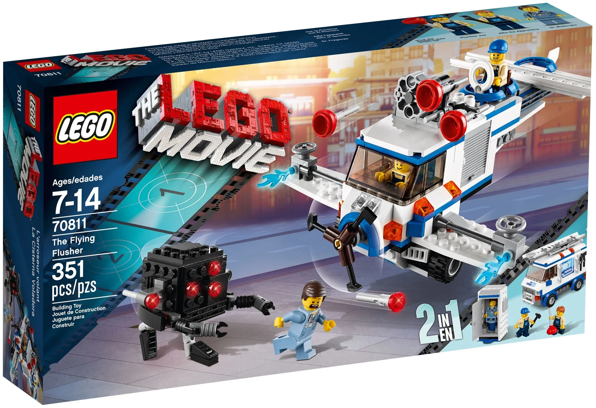 Klocki The LEGO® MOVIE™: 70811 Latająca armatka wodna
